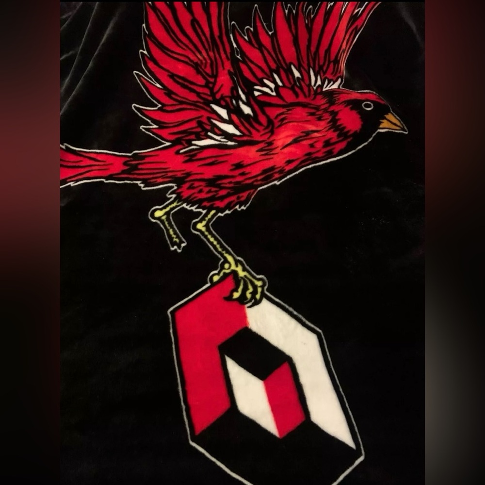 NIB Consolidated Skateboards One Legged Cardinal Blanket NOS Vintage RARE!!!